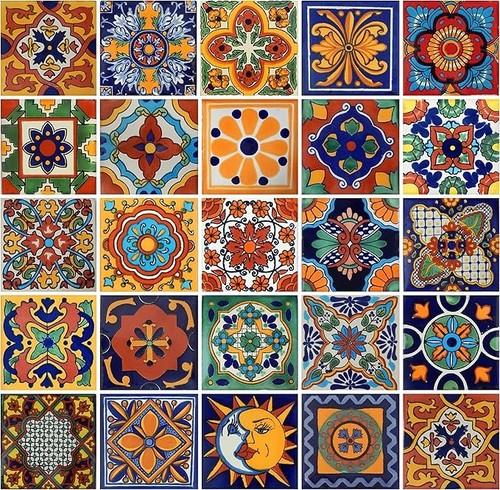 Mexican talavera tiles 25 - mexican,